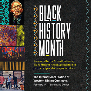 Black History Month Western Dining, content in page
