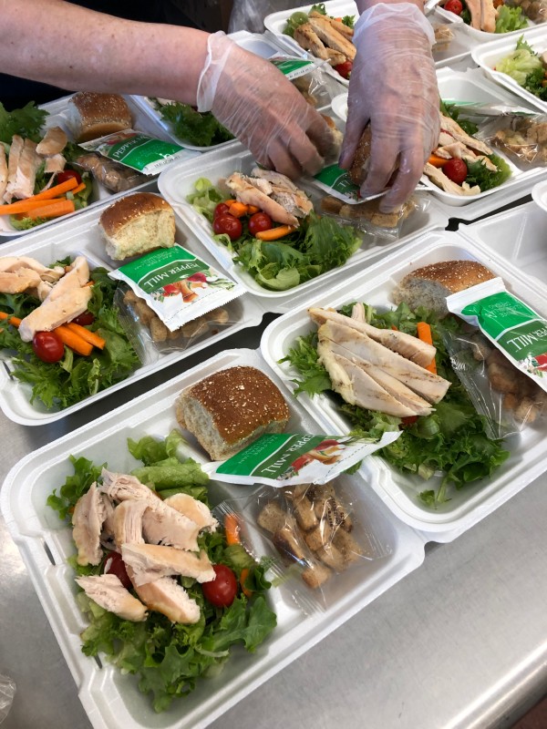 Meals prepped by alum