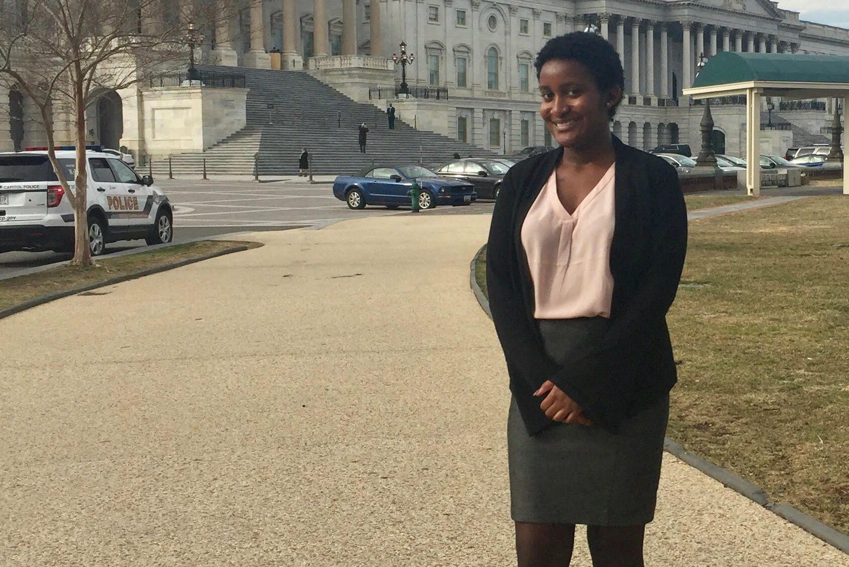 Naomi pictured in Washington DC