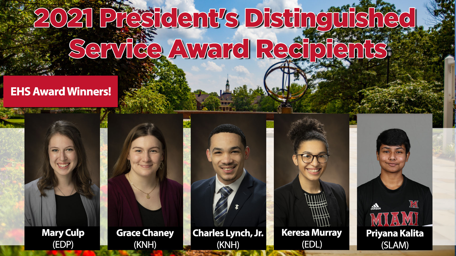 Presidents award winnders