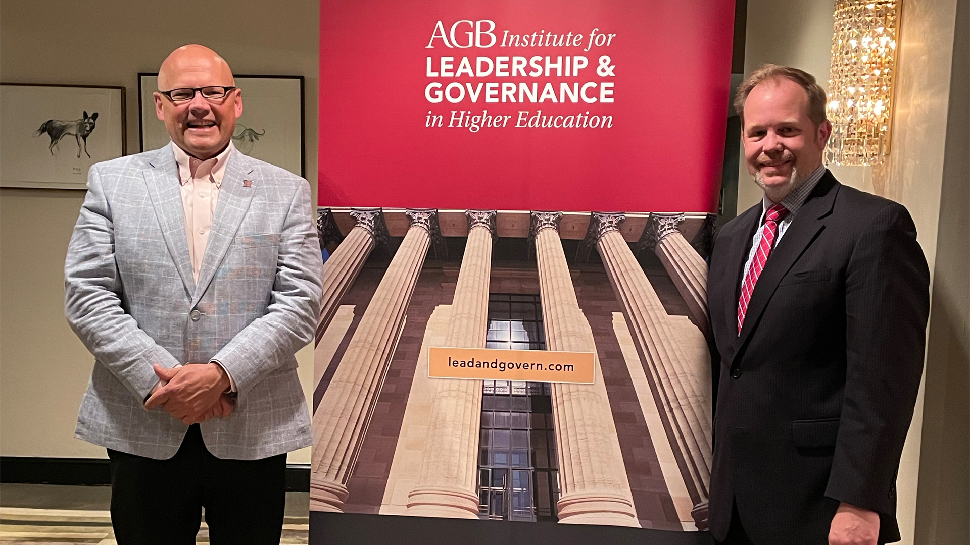 President Crawford and Dean Lane