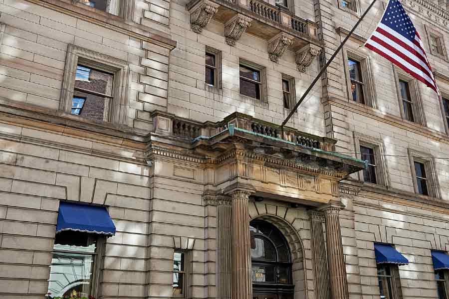 Entrance to the Union Club