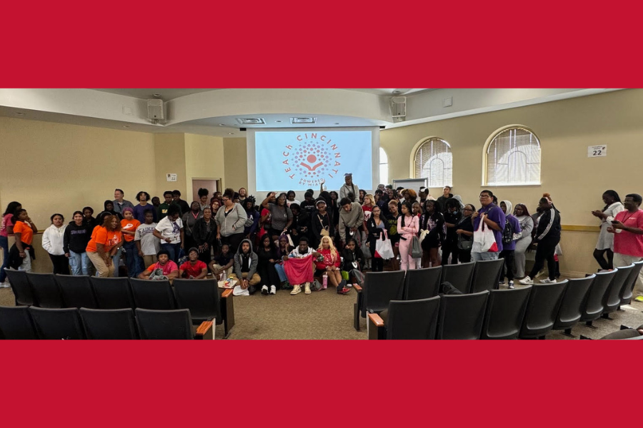 Students visit campus from Cincinnati partner schools.