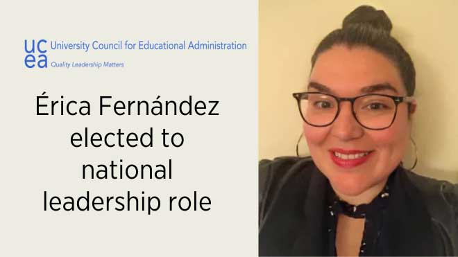 Érica Fernández elected to national leadership role