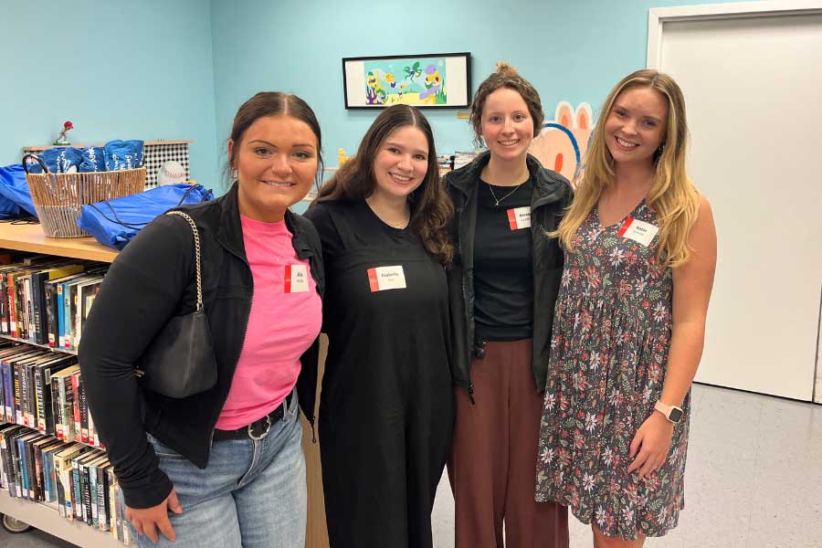 EHS students attending the event