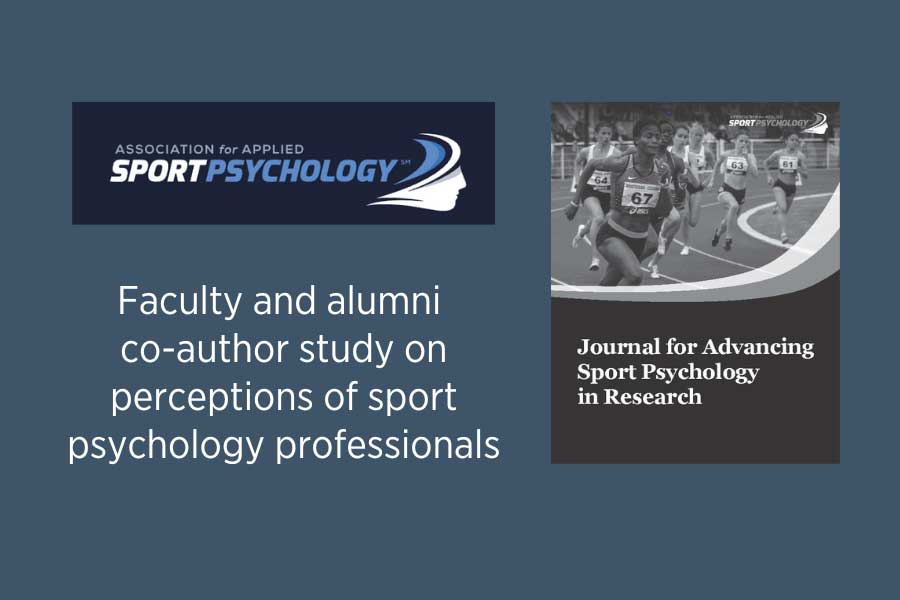 Faculty and alumni co-author study on perceptions of sport psychology professionals