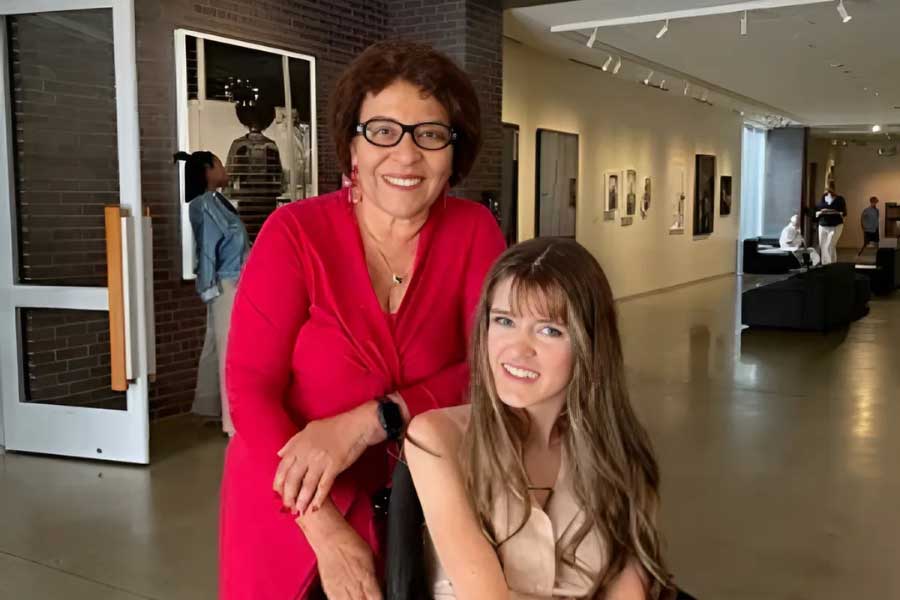 Sharon Draper and Phoebe-Rae Taylor