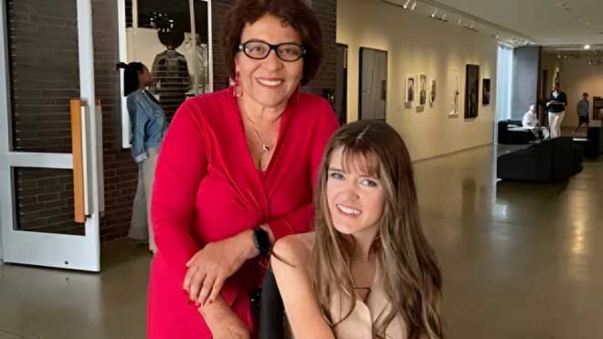 Sharon Draper and Phoebe-Rae Taylor