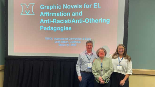 Matthew Siegel, Robin Schell, and Kelli Rushek