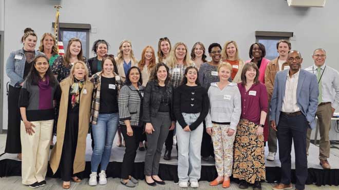 Participants and organizers of the PELEA grant program,