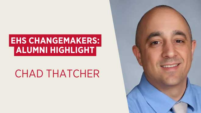 EHS Changemakers Alumni Highlight Chad Thatcher