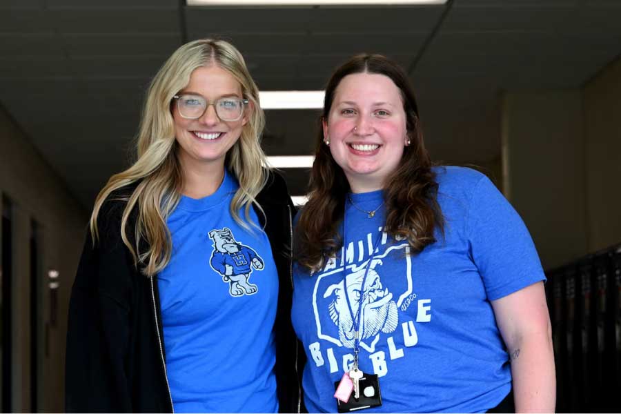 Halie Barger and Anna Tumlin