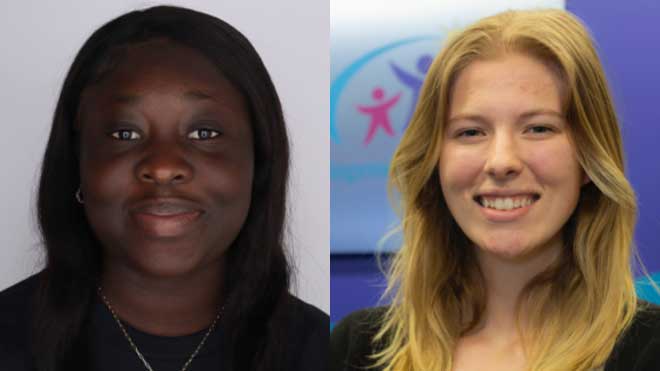 Lisa Konadu Boateng and Janelle Tipton