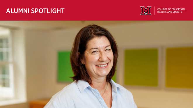 Laura Simpson Bellows, Miami alum and Cornell professor, featured in an Alumni Spotlight for her work in public health and nutrition.