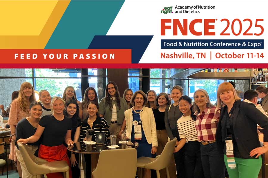 Miami University faculty, students and alumni with the current President of the Academy of Nutrition and Dietetics, Miami alumna Deanne Brandstetter in Nashville