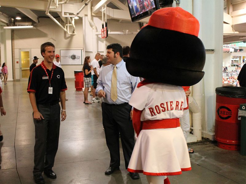 student interns for the Cincinnati Reds