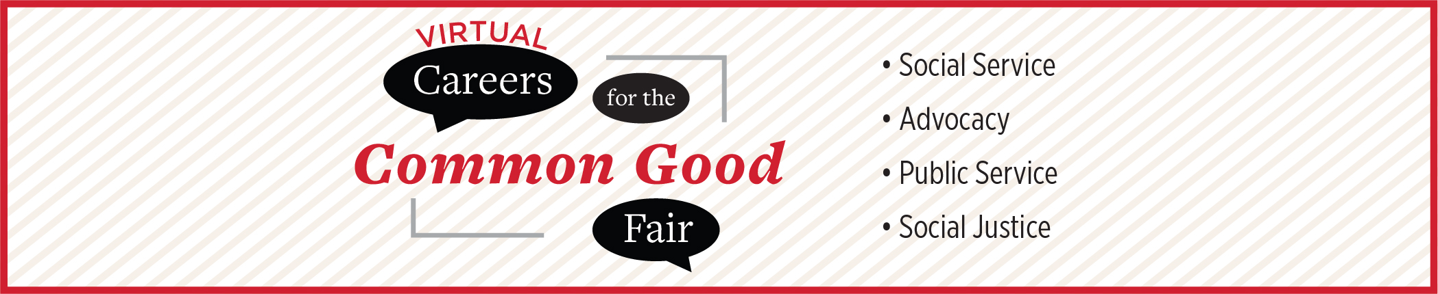 Careers for the Common Good Fair