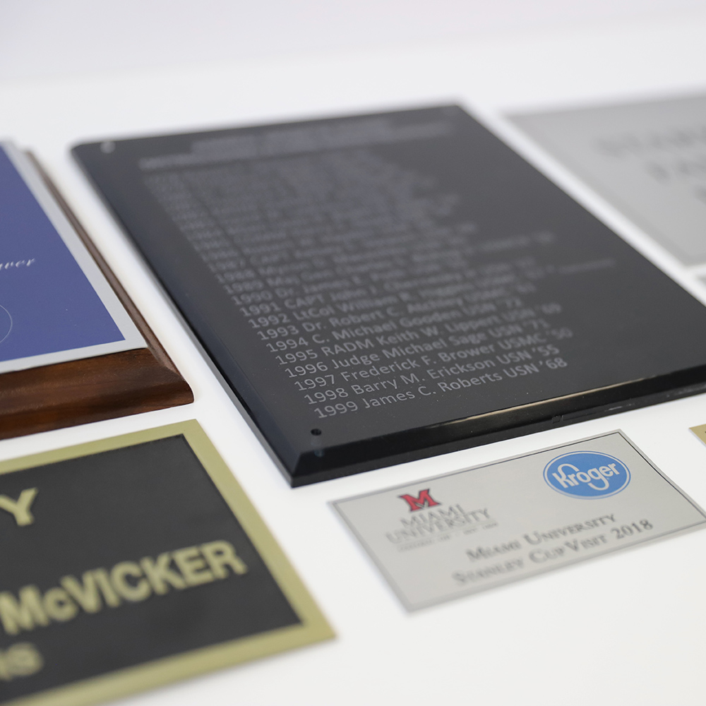 picture of plaques and awards