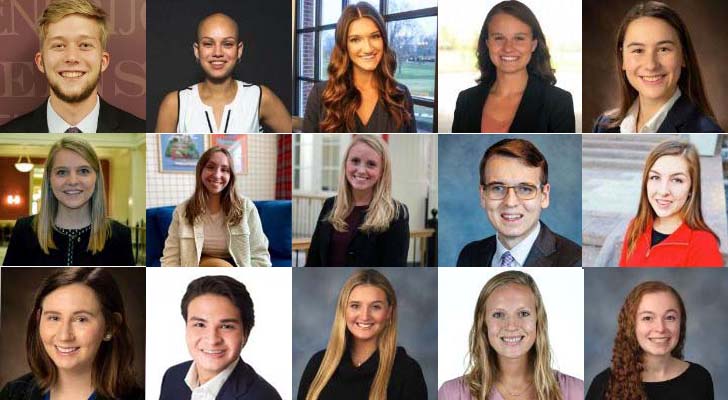 Headshot photos of FSB seniors 