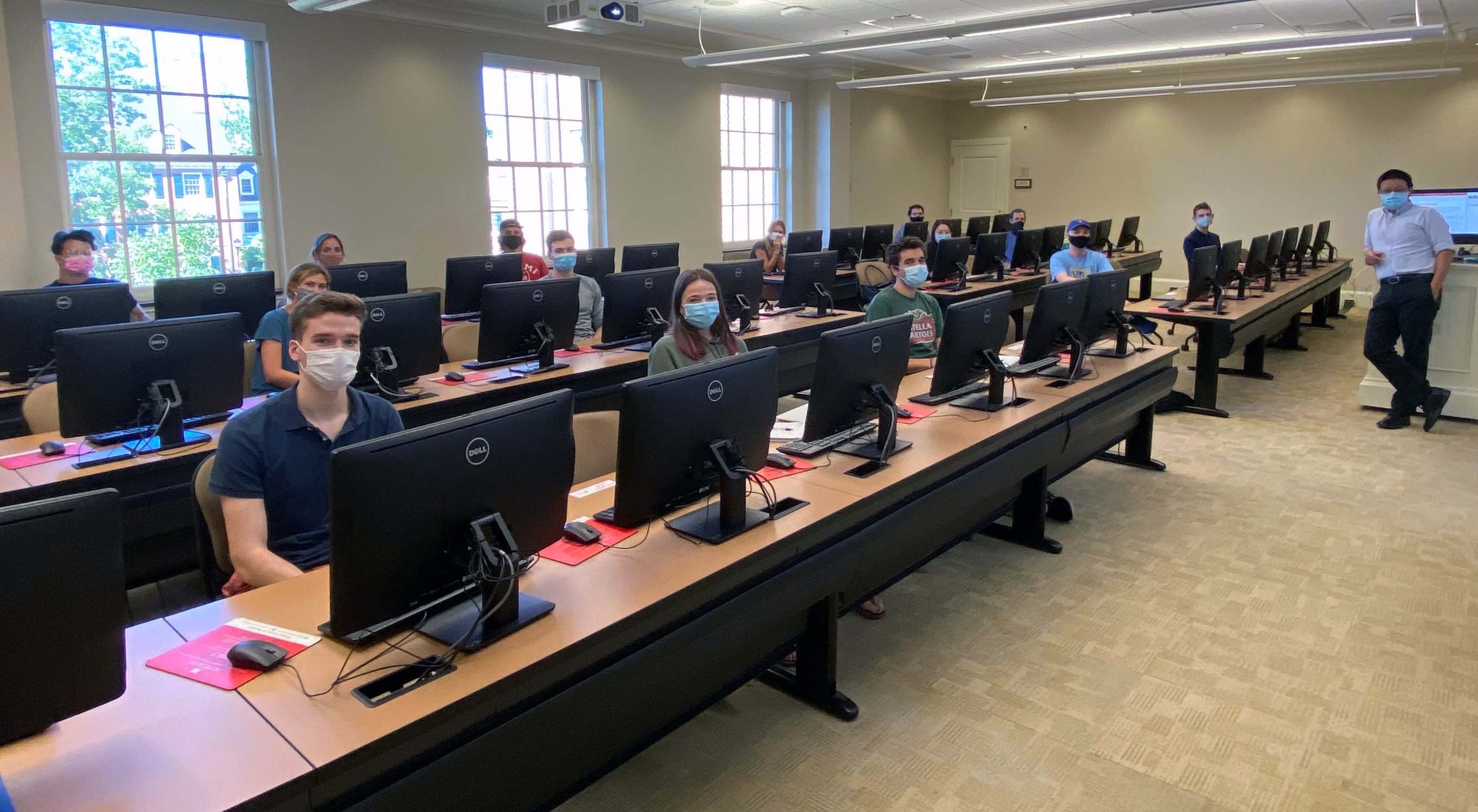 MSBA class in session 