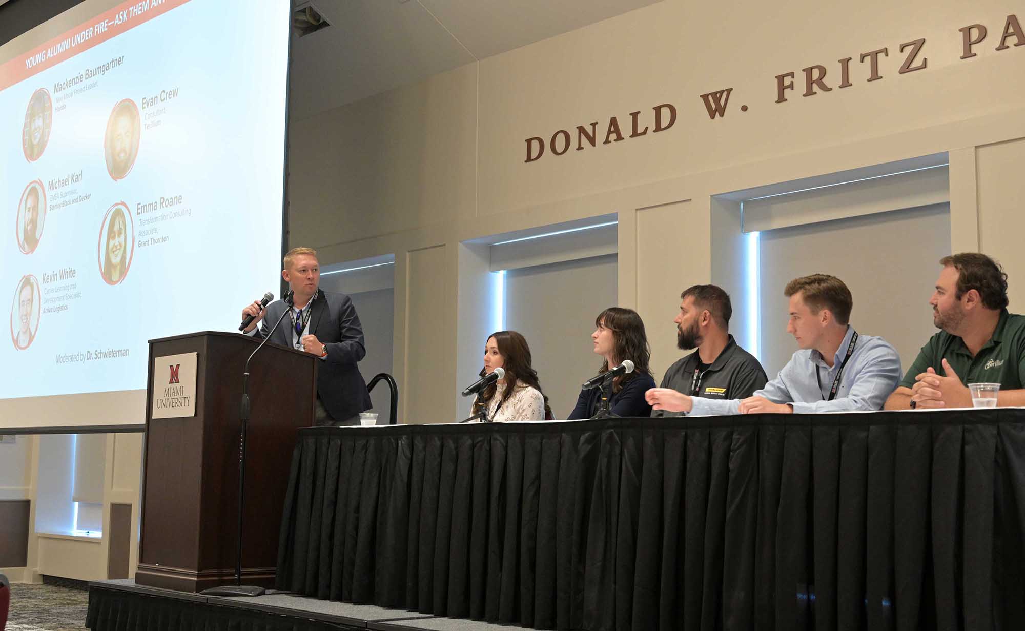 Second panel group at table