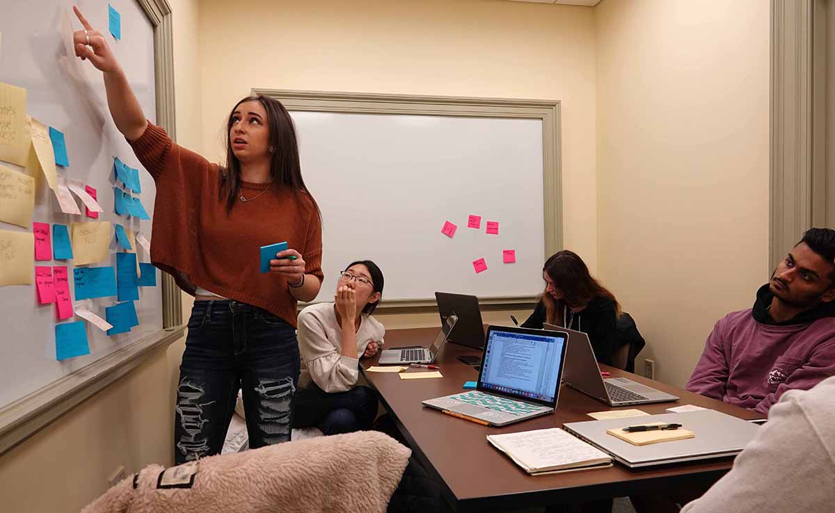 FYIC students in a study room