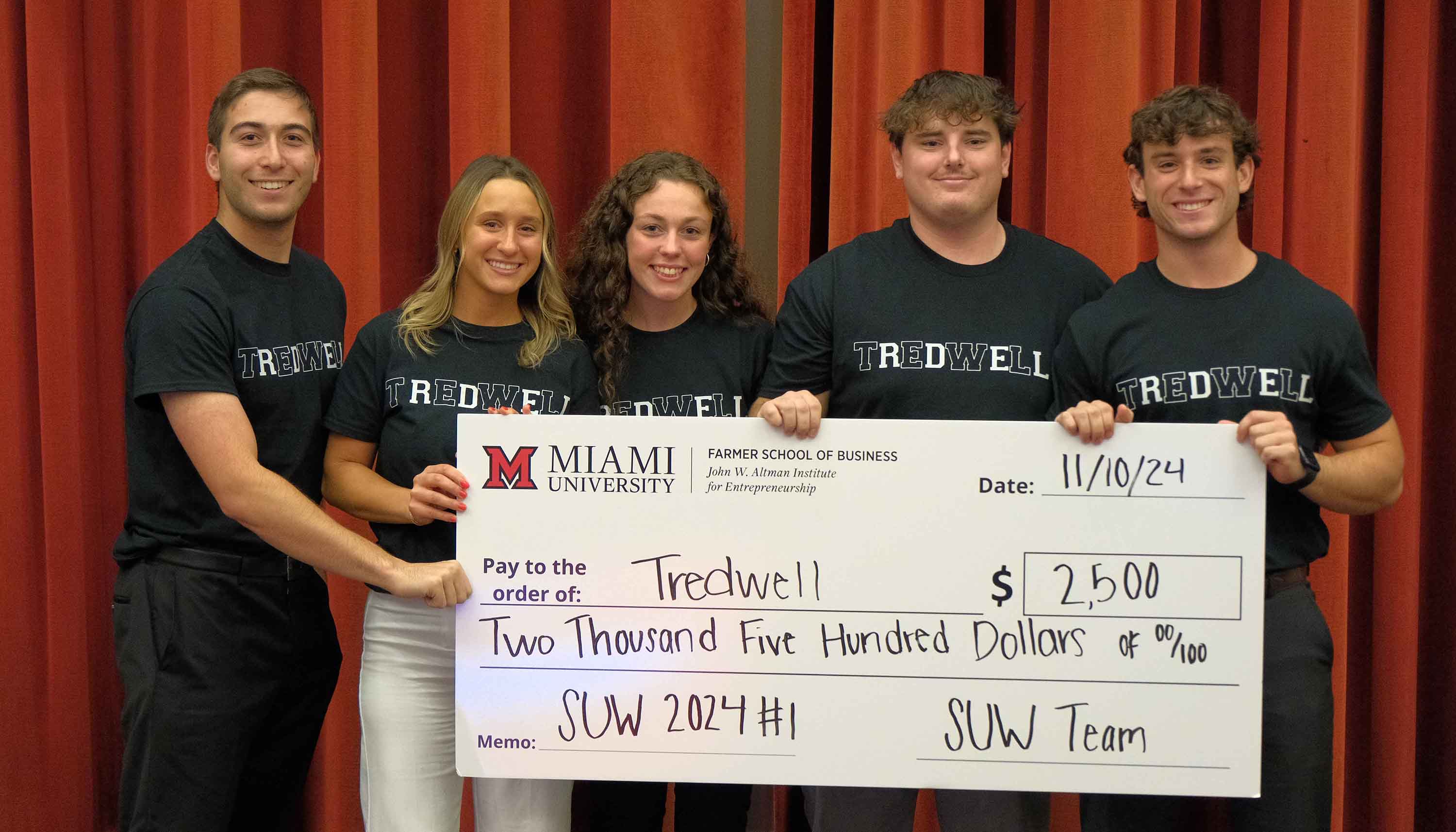 First place team Tredwell