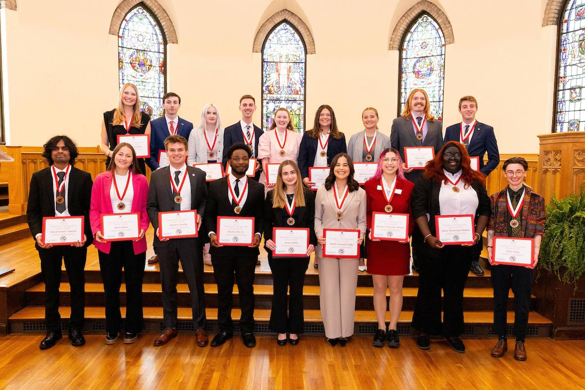 Group photo of awardees