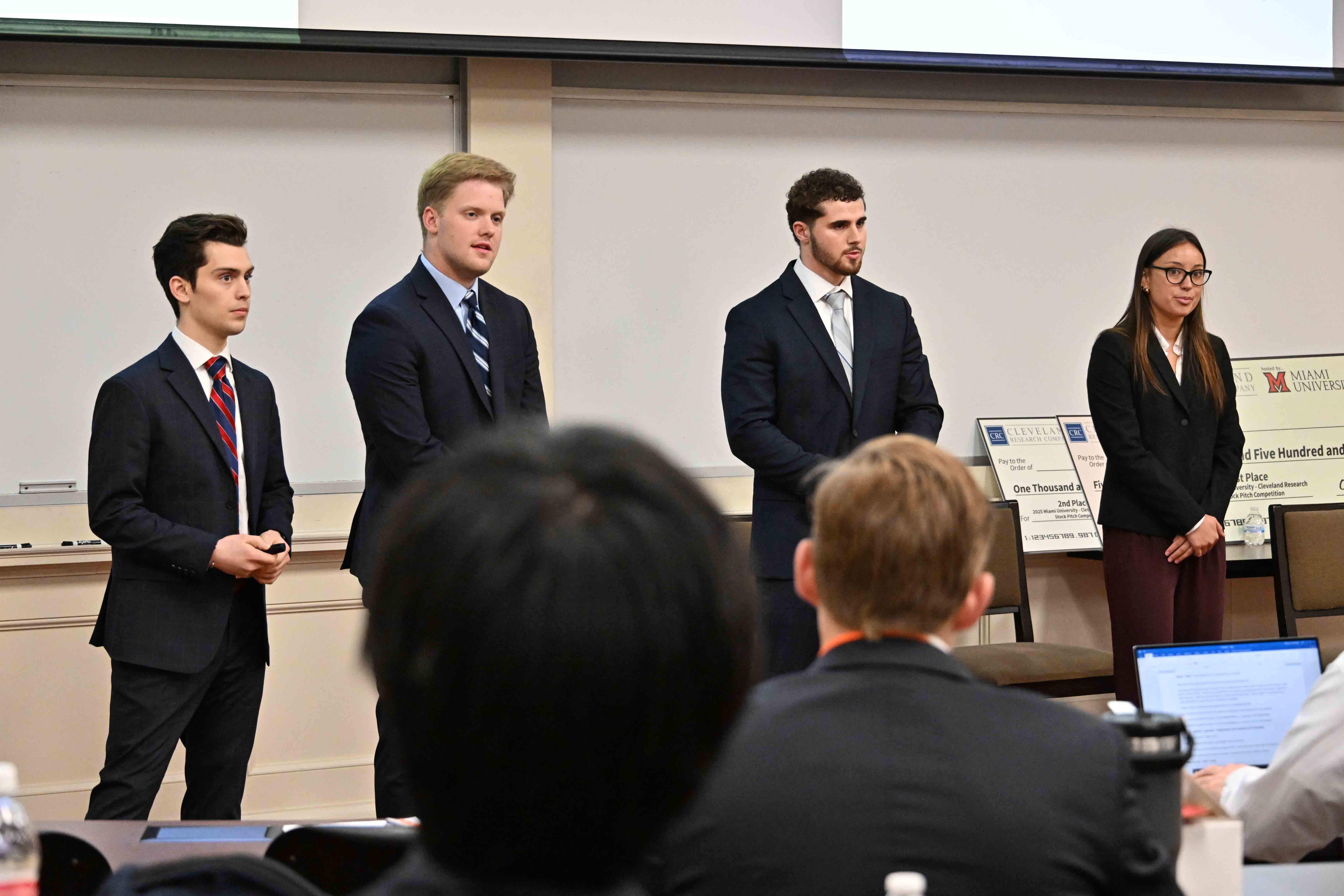 CRC case competition team presents