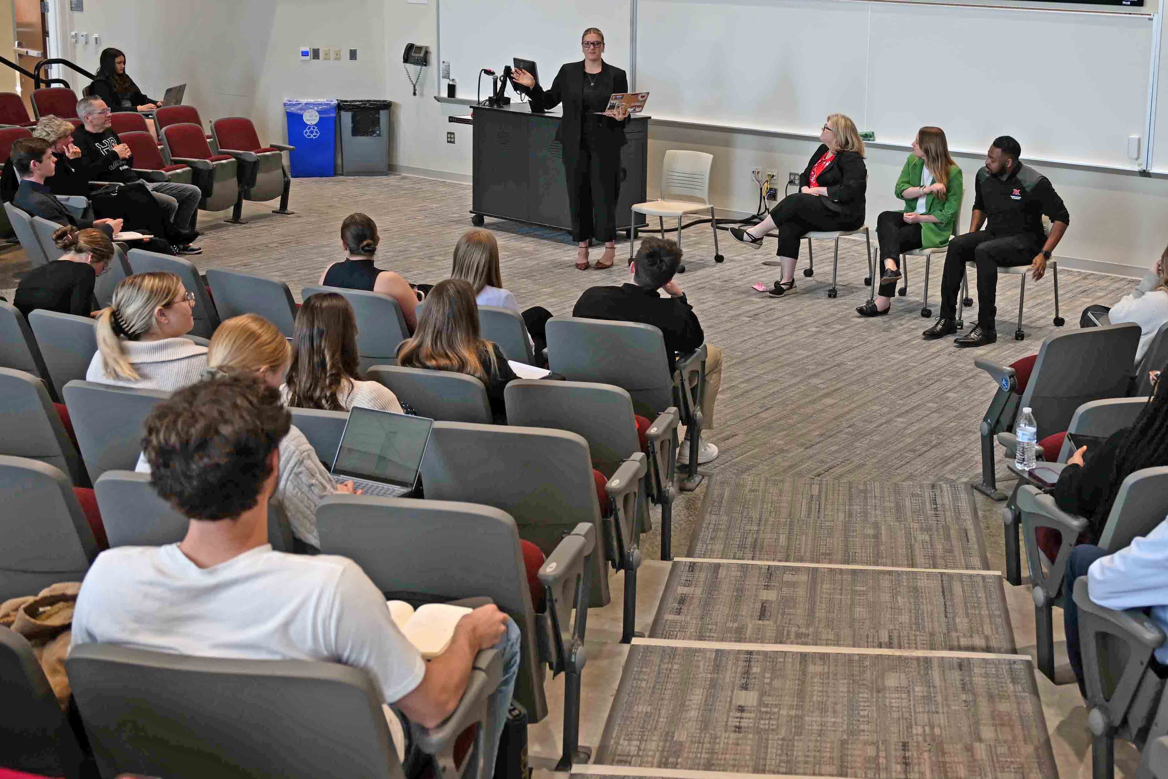 Students attend human resources conference at Miami University