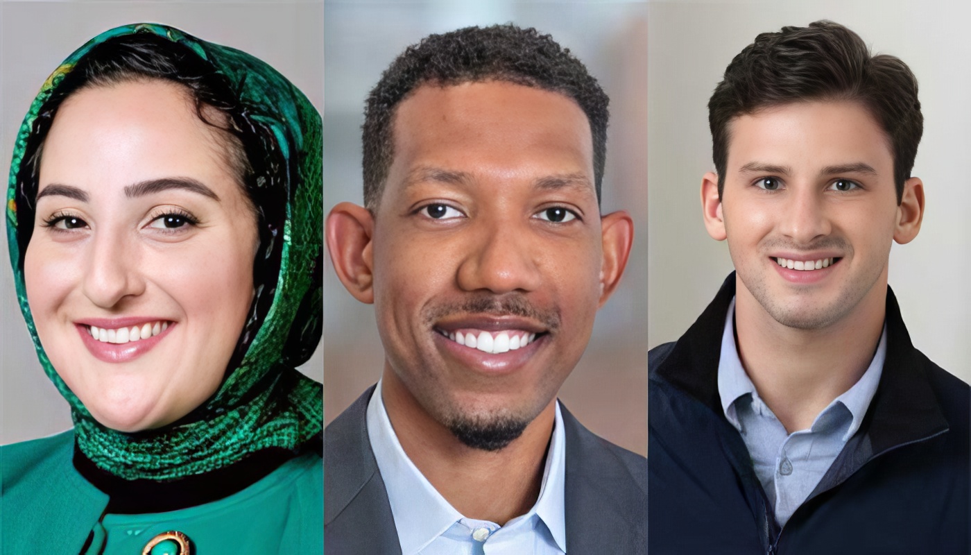 Sara Al-Zubi, Roderick Mills Jr., and Paul Fortin