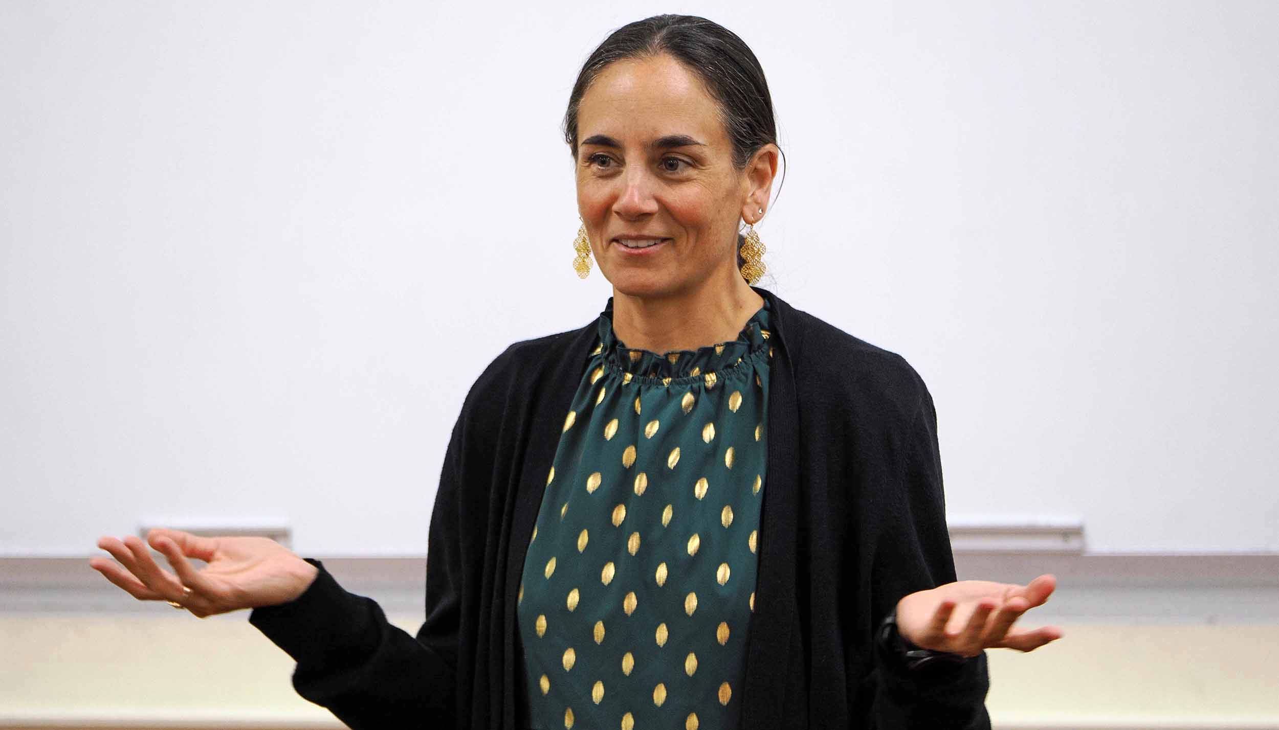 Jessica Palatka in class