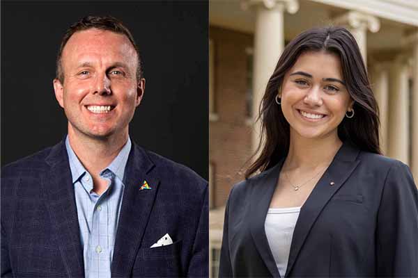 Alex O'Brien and Nikki White