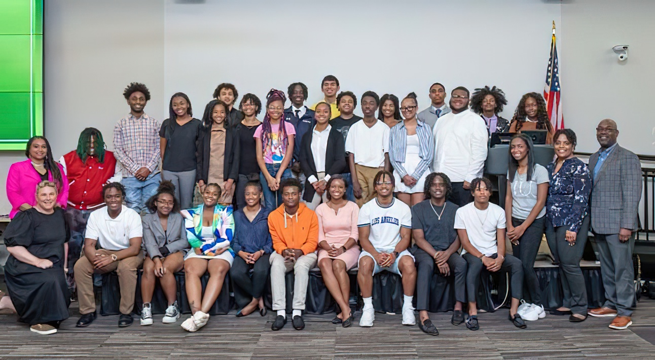 Group photo of students