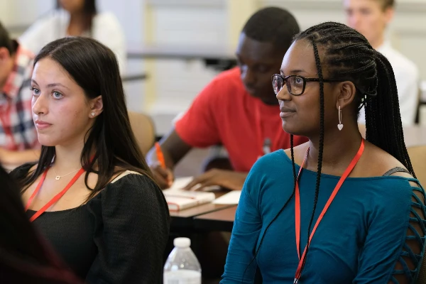 female students in classroom