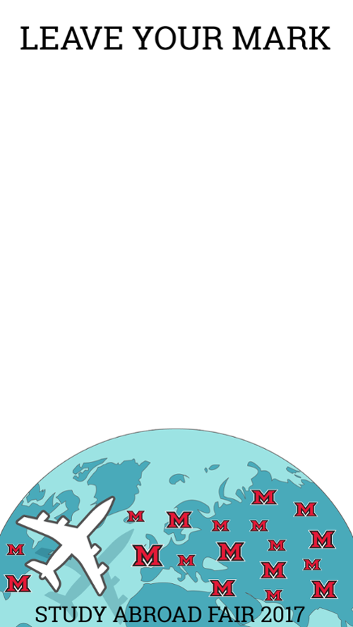 Study Abroad Fair Snapchat Geofilter