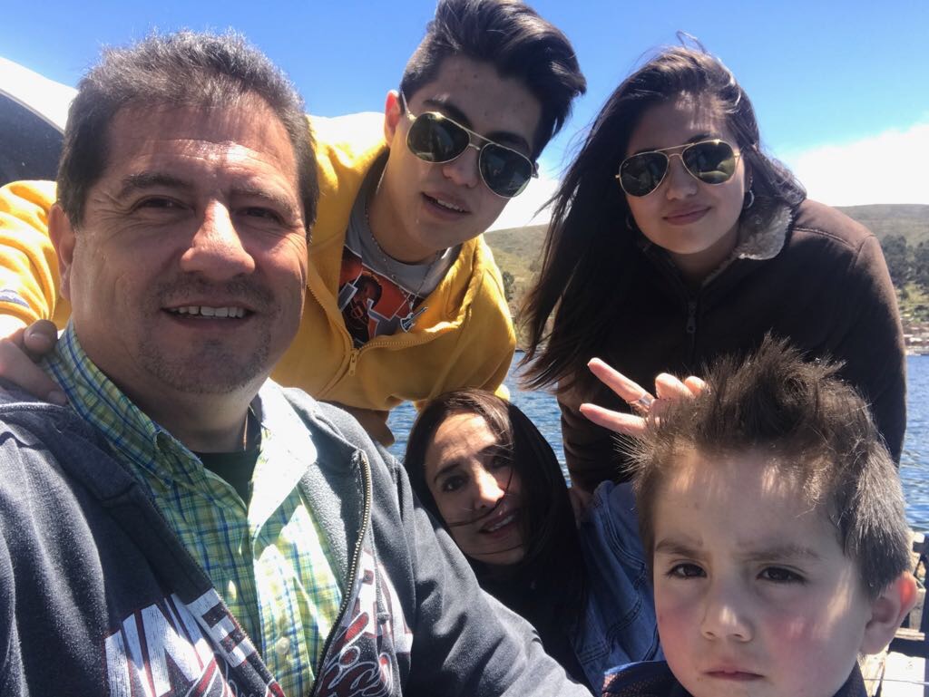 Francisco and his family