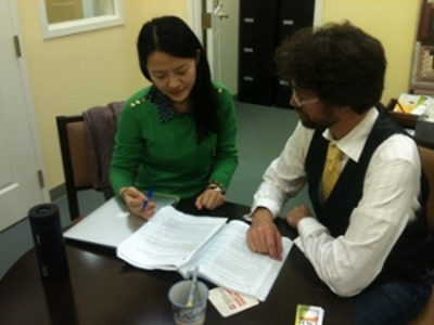 student being tutored