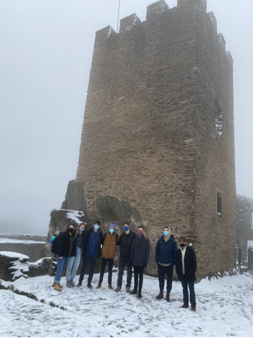 Students visit the Bourscheid Castle
