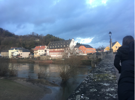 View of Echternach, overlooking Germany