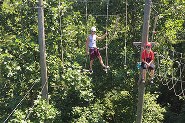High ropes course.