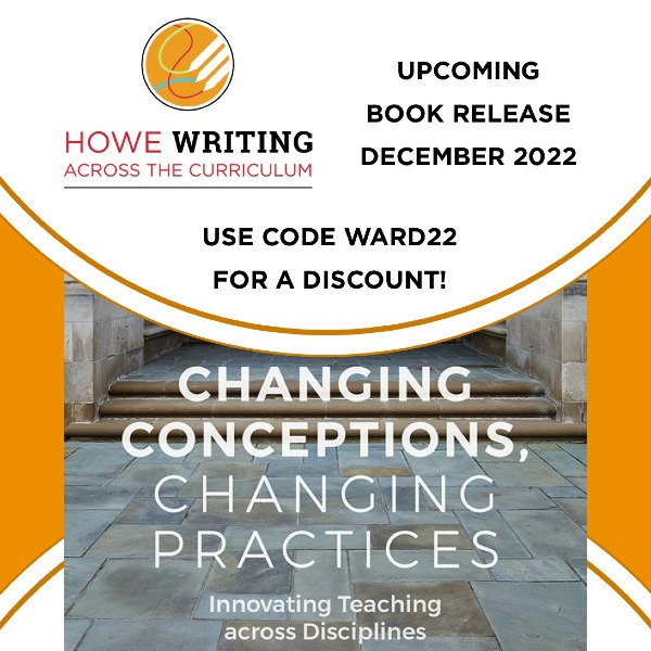 An image of the book Changing Perceptions, Changing Practices, as well as code WARD22 for a discount when ordering the upcoming book.