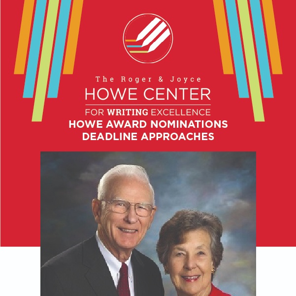 Roger and Joyce Howe, the donors for whom the Howe Award is named.