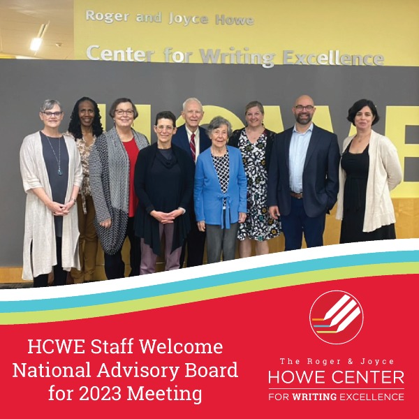 HCWE staff with Roger and Joyce Howe and the National Advisory Board