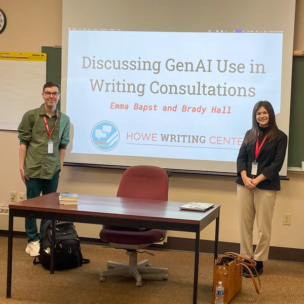 Brady Hall and Emma Bapst