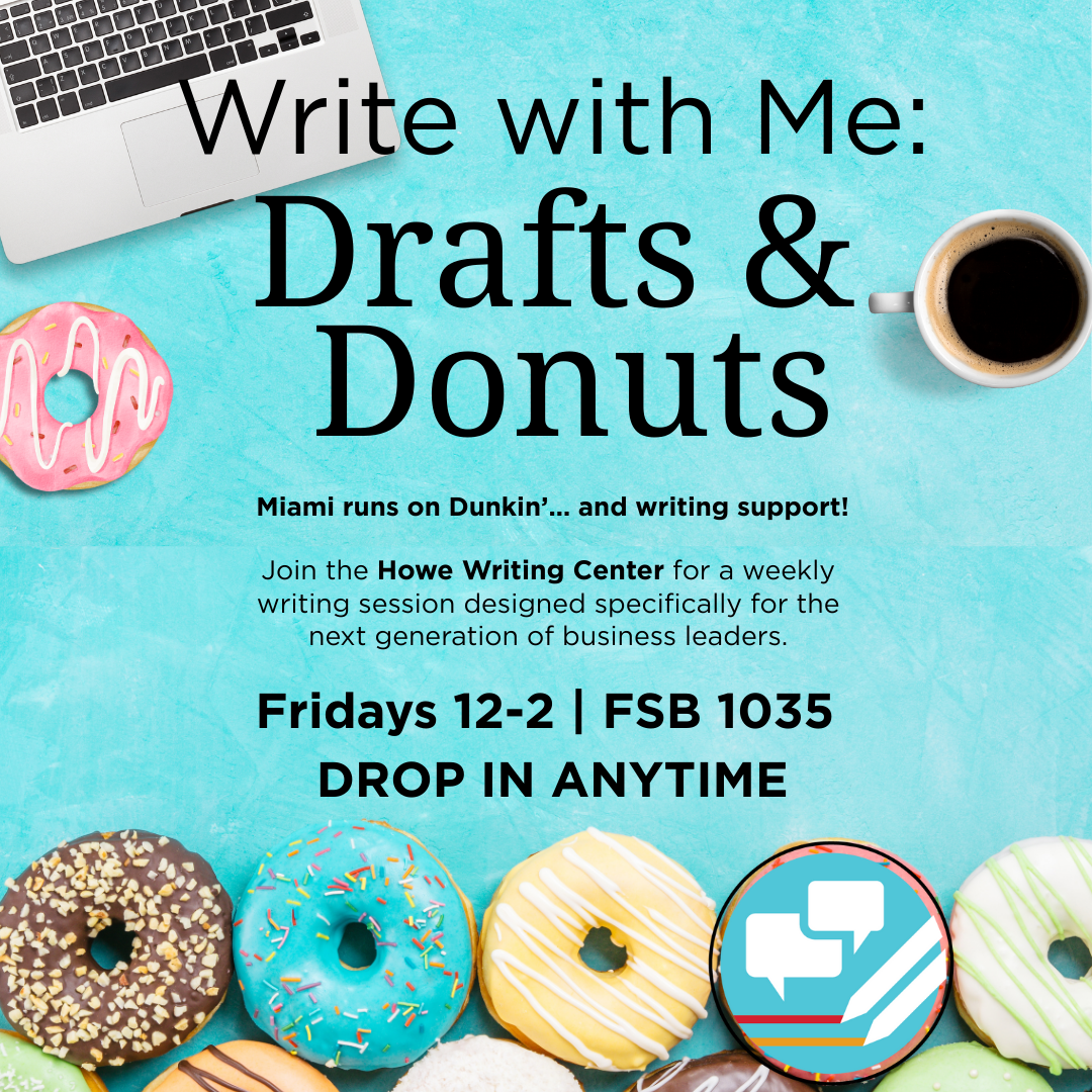Write With Me: Drafts and Donuts