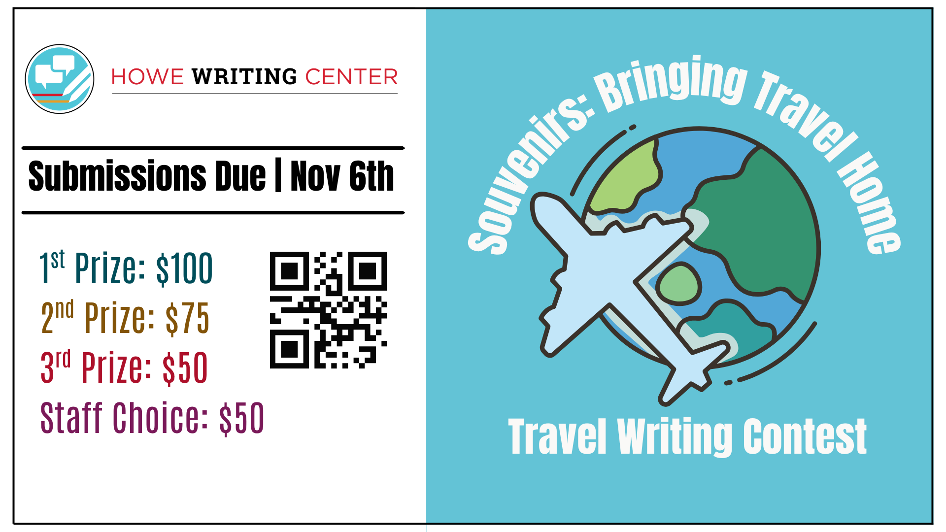 Travel Writing Contest Graphic