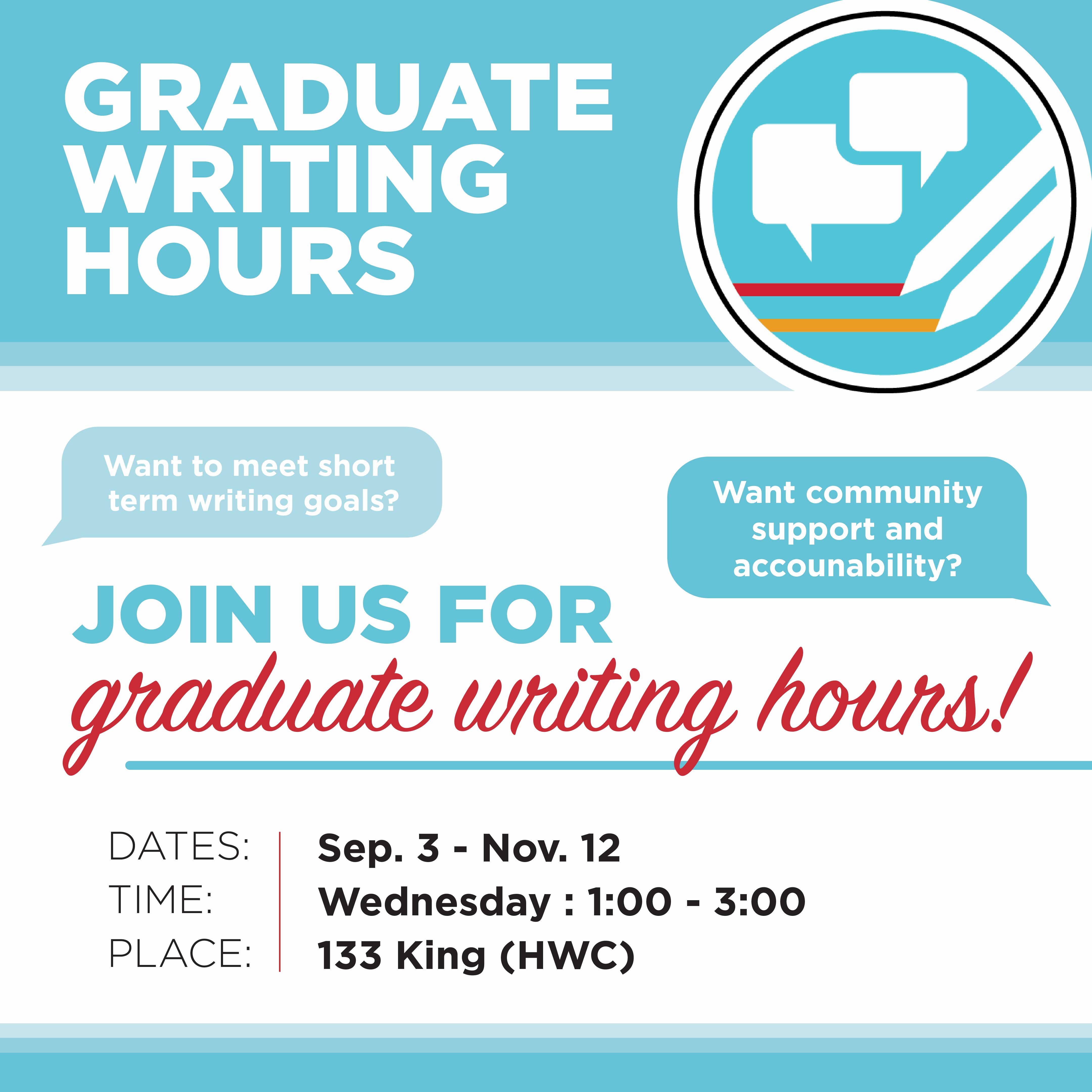 Grad Writing Hours