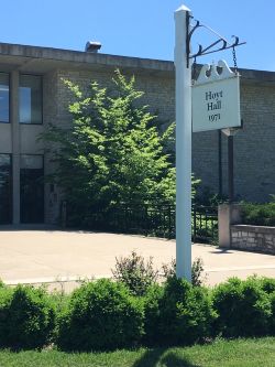 The outside view of Hoyt Hall