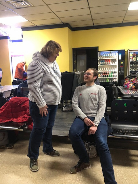 Bowling 2018 Cindy Hurley and student